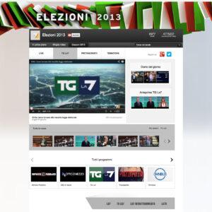 Google per La7 – Elezioni 2013